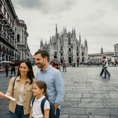 Distribuzione di volantini alle scuole Milano
